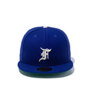 【ストア限定】59FIFTY FEAR OF GOD ESSENTIALS Fロゴ ダークロイヤル グリーンアンダーバイザー