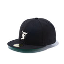 【ストア限定】59FIFTY FEAR OF GOD ESSENTIALS Fロゴ ブラック グリーンアンダーバイザー