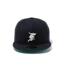 【ストア限定】59FIFTY FEAR OF GOD ESSENTIALS Fロゴ ブラック グリーンアンダーバイザー