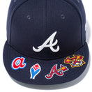 59FIFTY MLB VISOR HIT アトランタ・ブレーブス
