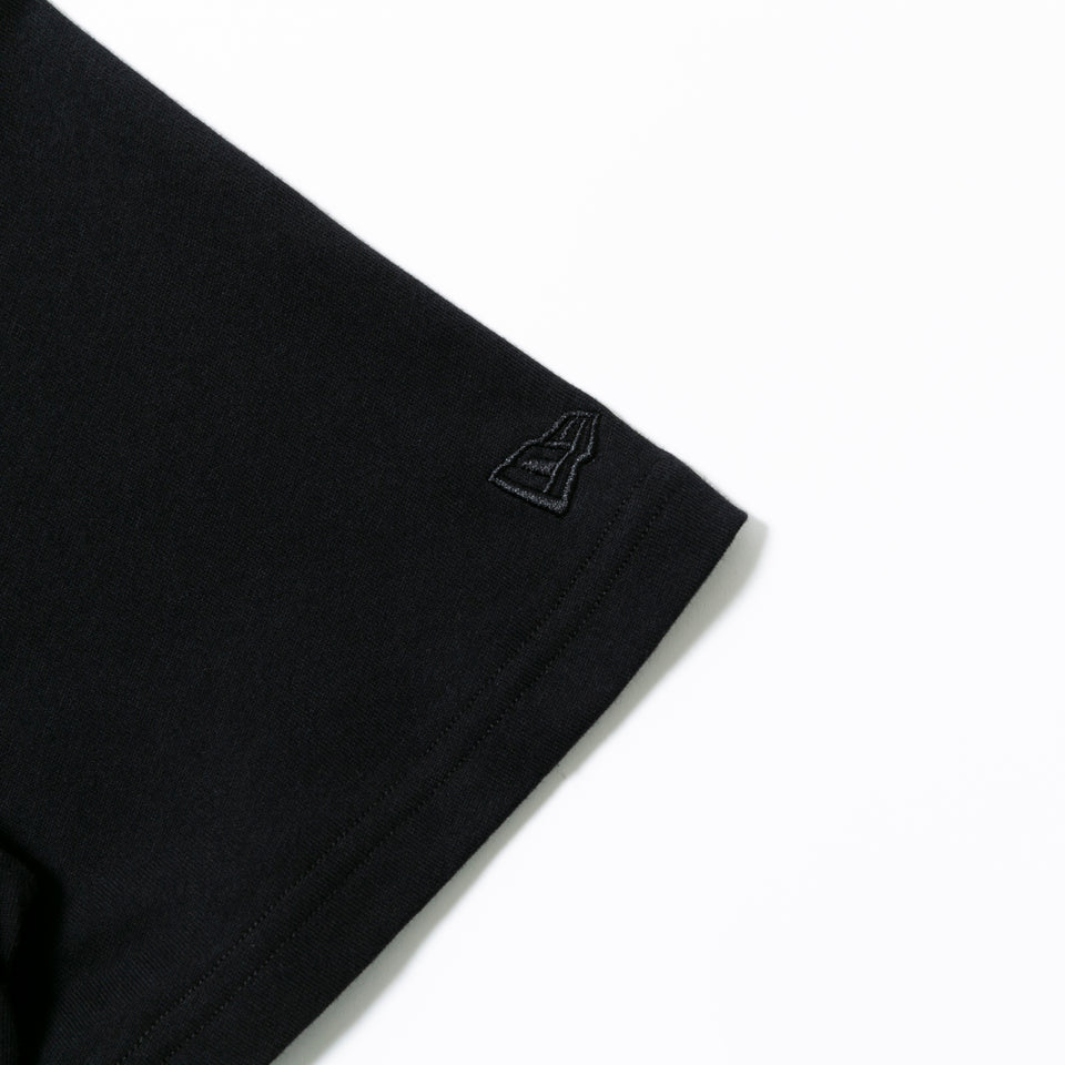 半袖 コットン Tシャツ Yohji Yamamoto SS21 シグネチャーロゴ アートワーク ブラック レギュラーフィット