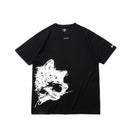 半袖 コットン Tシャツ Yohji Yamamoto SS21 ドッグ シグネチャーロゴ ブラック レギュラーフィット