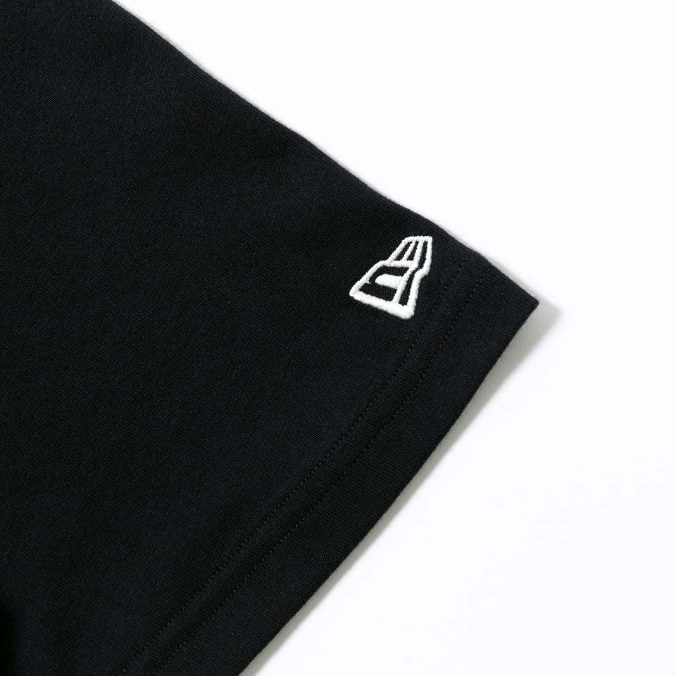 半袖 コットン Tシャツ Yohji Yamamoto SS21 ドッグ シグネチャーロゴ ブラック レギュラーフィット