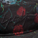 ジェットキャップ Yohji Yamamoto SS21 スカル&ローズ シグネチャーロゴ ブラック