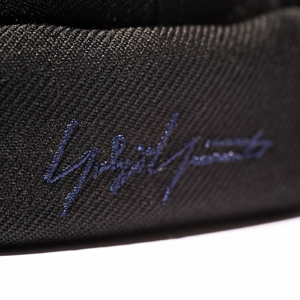 フィッシャーマンキャップ Yohji Yamamoto SS21 シグネチャーロゴ ブラック