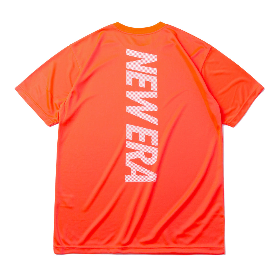 テック Tシャツ ドット NEW ERA ネオンレッド 【 Performance Apparel 】