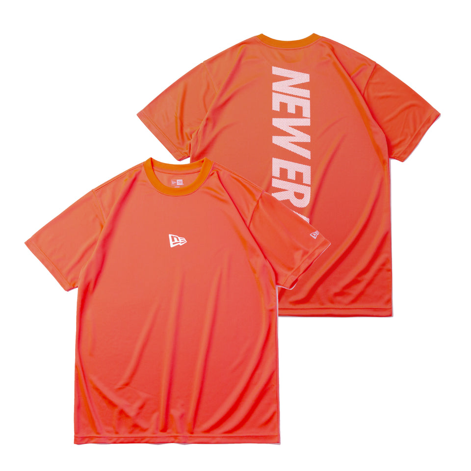 テック Tシャツ ドット NEW ERA ネオンレッド 【 Performance Apparel 】