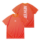 テック Tシャツ ドット NEW ERA ネオンレッド 【 Performance Apparel 】