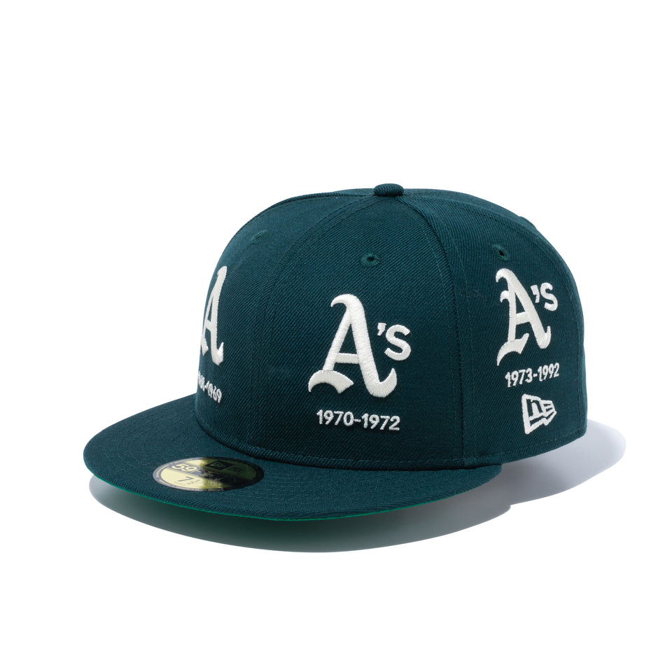 59FIFTY Logo Progression オークランド・アスレチックス