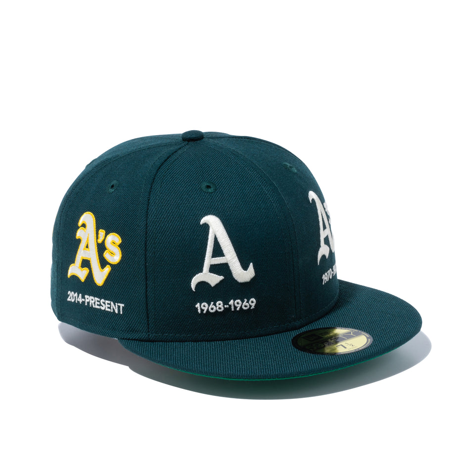 59FIFTY Logo Progression オークランド・アスレチックス