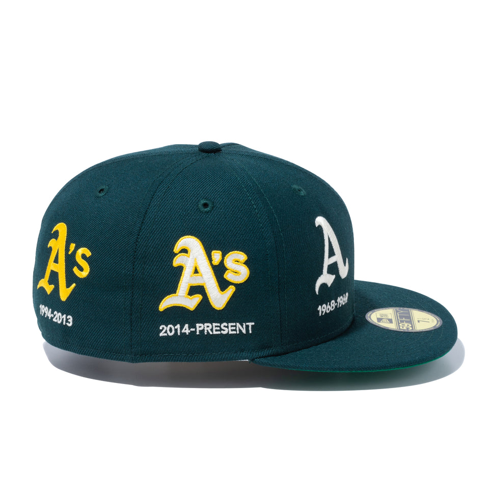 59FIFTY Logo Progression オークランド・アスレチックス