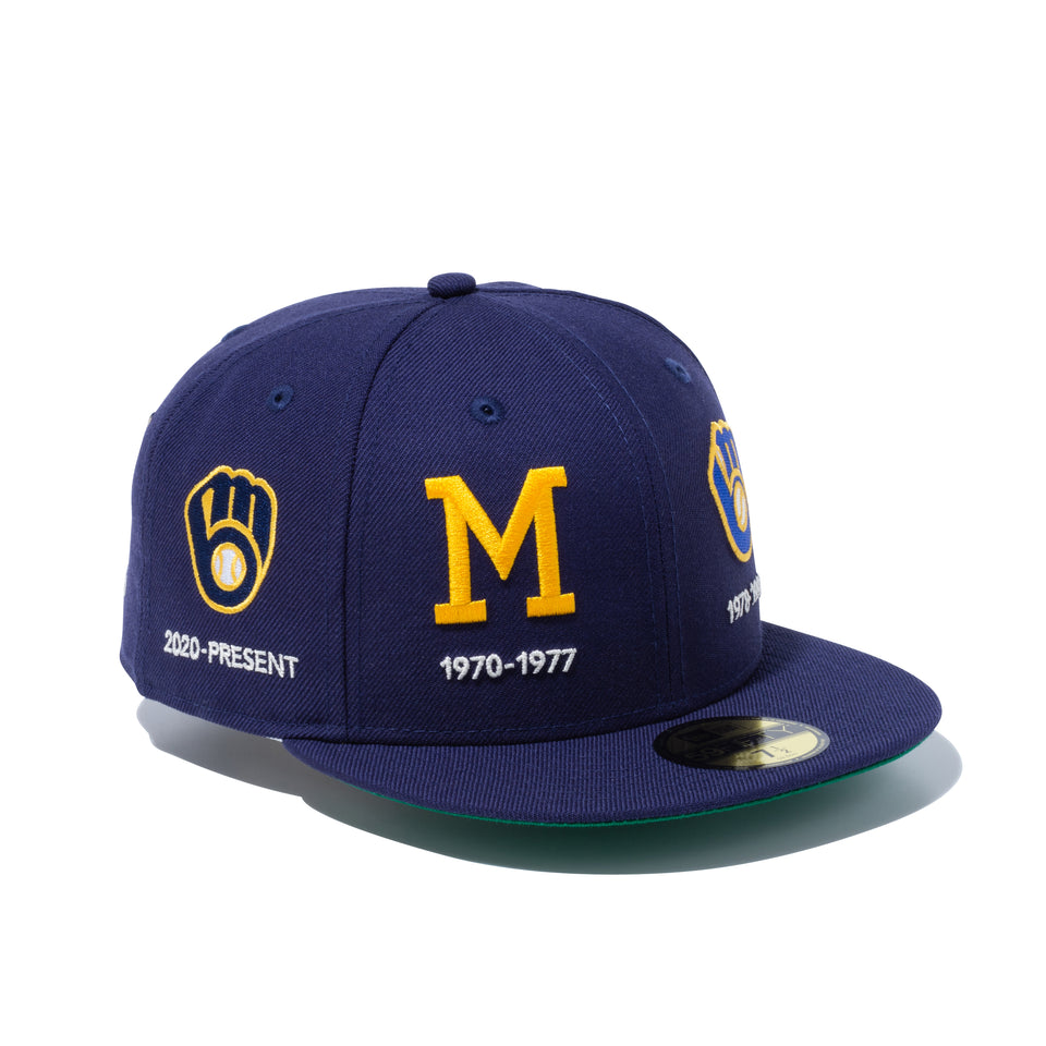 59FIFTY Logo Progression ミルウォーキー・ブリュワーズ