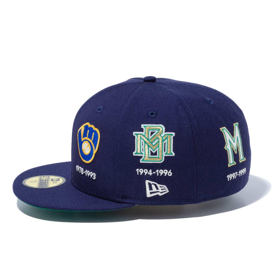 59FIFTY Logo Progression ミルウォーキー・ブリュワーズ