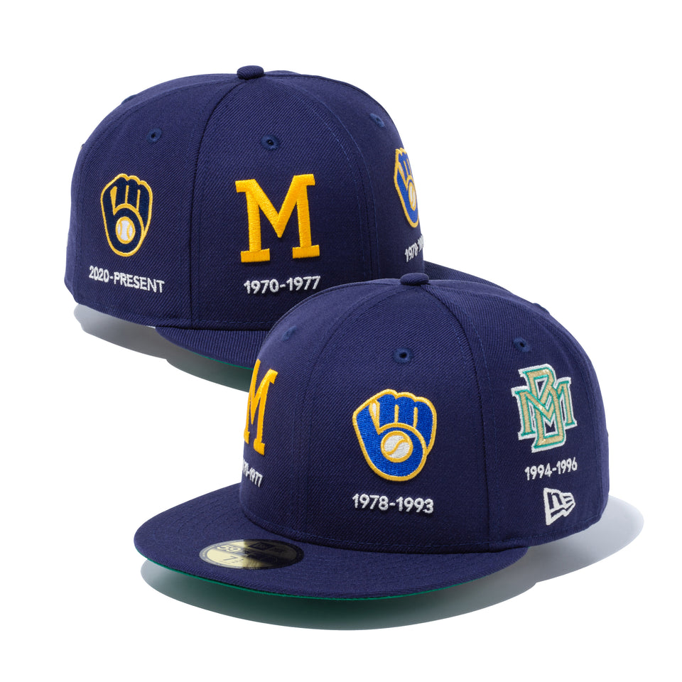 59FIFTY Logo Progression ミルウォーキー・ブリュワーズ