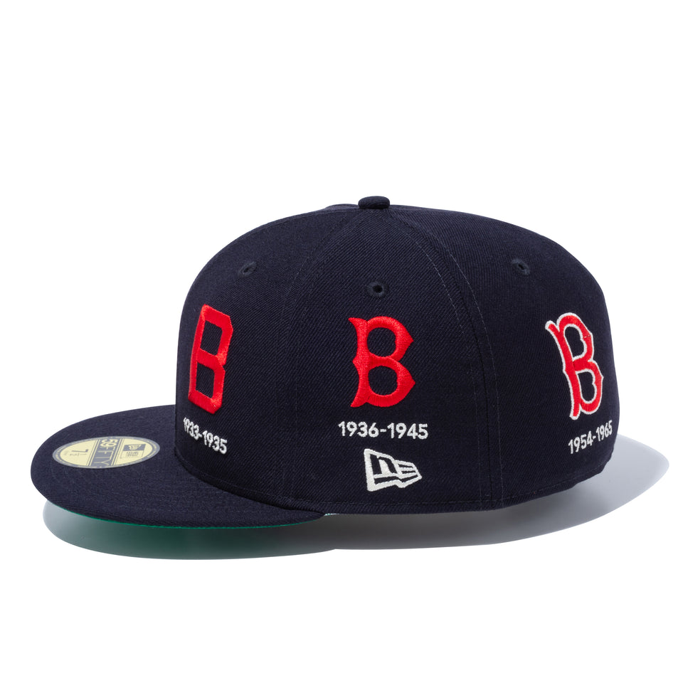 59FIFTY Logo Progression ボストン・レッドソックス