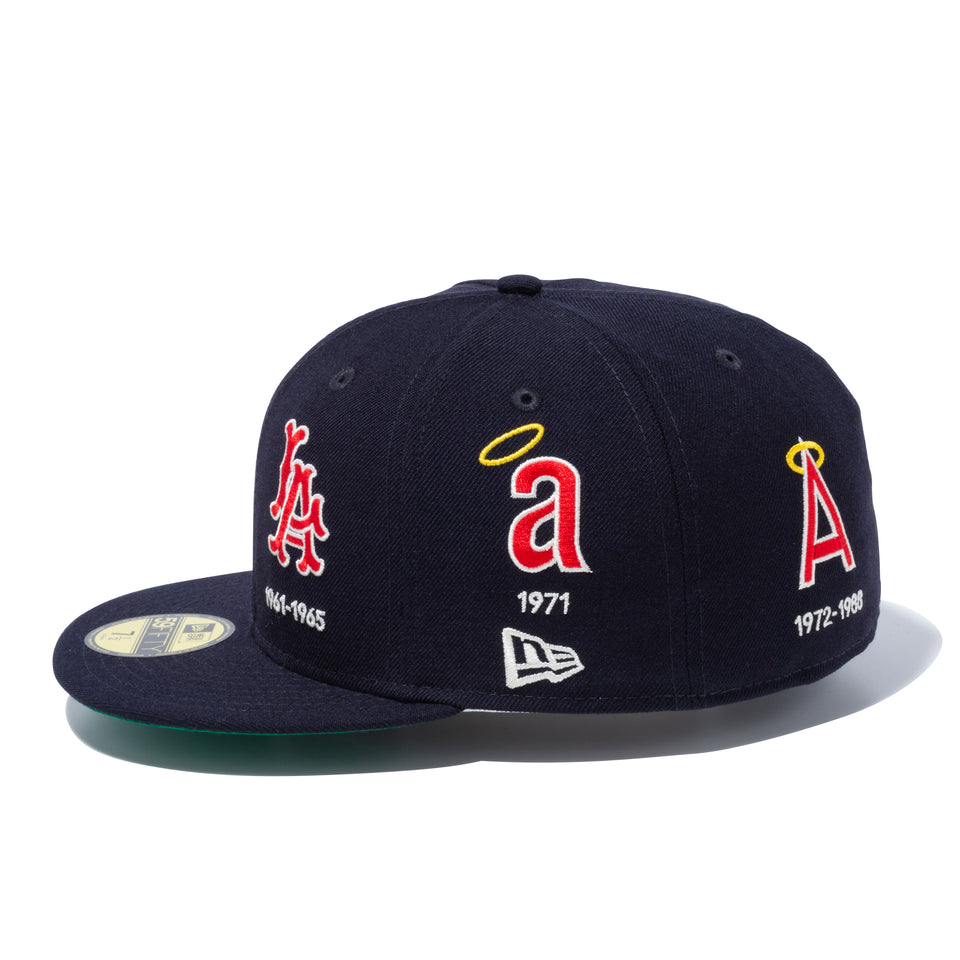 59FIFTY Logo Progression ロサンゼルス・エンゼルス