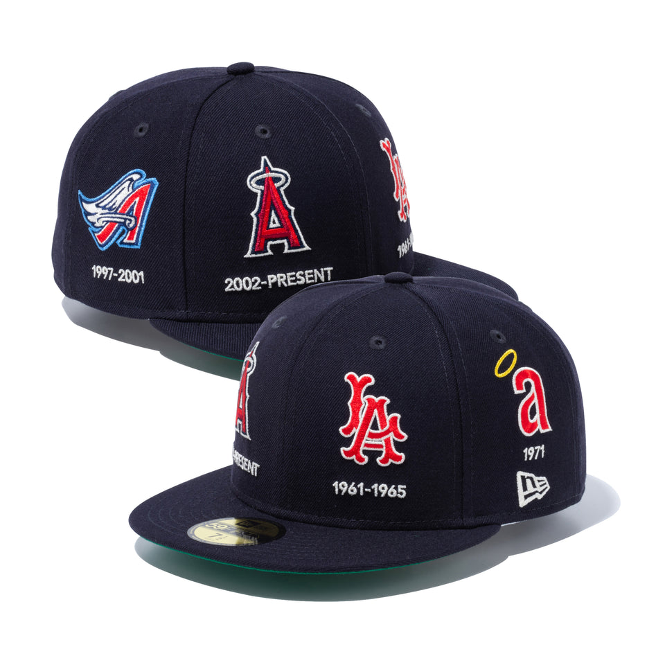 59FIFTY Logo Progression ロサンゼルス・エンゼルス