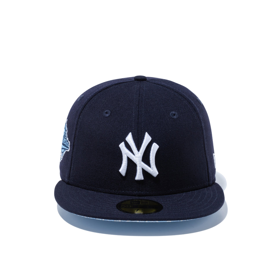 59FIFTY Paisley Under Visor ニューヨーク・ヤンキース ネイビー ブルーアンダーバイザー