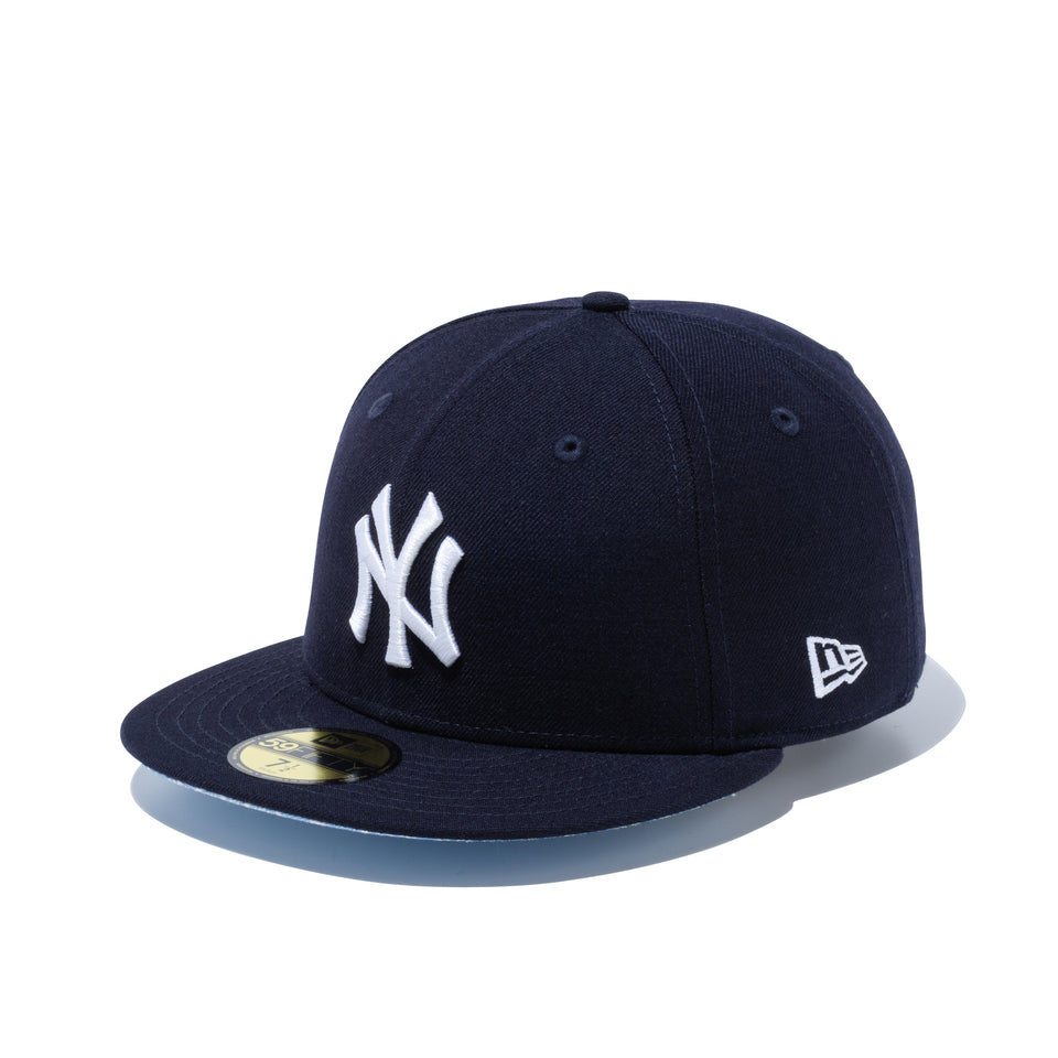 59FIFTY Paisley Under Visor ニューヨーク・ヤンキース ネイビー ブルーアンダーバイザー