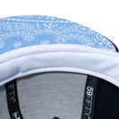 59FIFTY Paisley Under Visor ニューヨーク・ヤンキース ネイビー ブルーアンダーバイザー