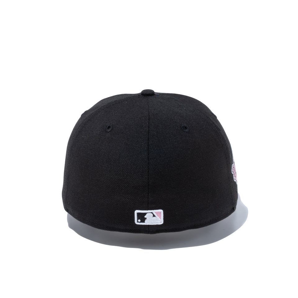 59FIFTY Paisley Under Visor ニューヨーク・ヤンキース ブラック ピンクアンダーバイザー