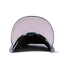 59FIFTY Paisley Under Visor ニューヨーク・ヤンキース ブラック ピンクアンダーバイザー