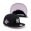 59FIFTY Paisley Under Visor ニューヨーク・ヤンキース ブラック ピンクアンダーバイザー