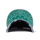 59FIFTY Paisley Under Visor ロサンゼルス・レイカーズ ブラック グリーンアンダーバイザー