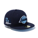 59FIFTY Paisley Under Visor ロサンゼルス・レイカーズ ネイビー ブルーアンダーバイザー