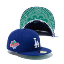 59FIFTY Paisley Under Visor ロサンゼルス・ドジャース ダークロイヤル グリーンアンダーバイザー