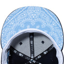 59FIFTY Paisley Under Visor ロサンゼルス・ドジャース ネイビー ブルーアンダーバイザー