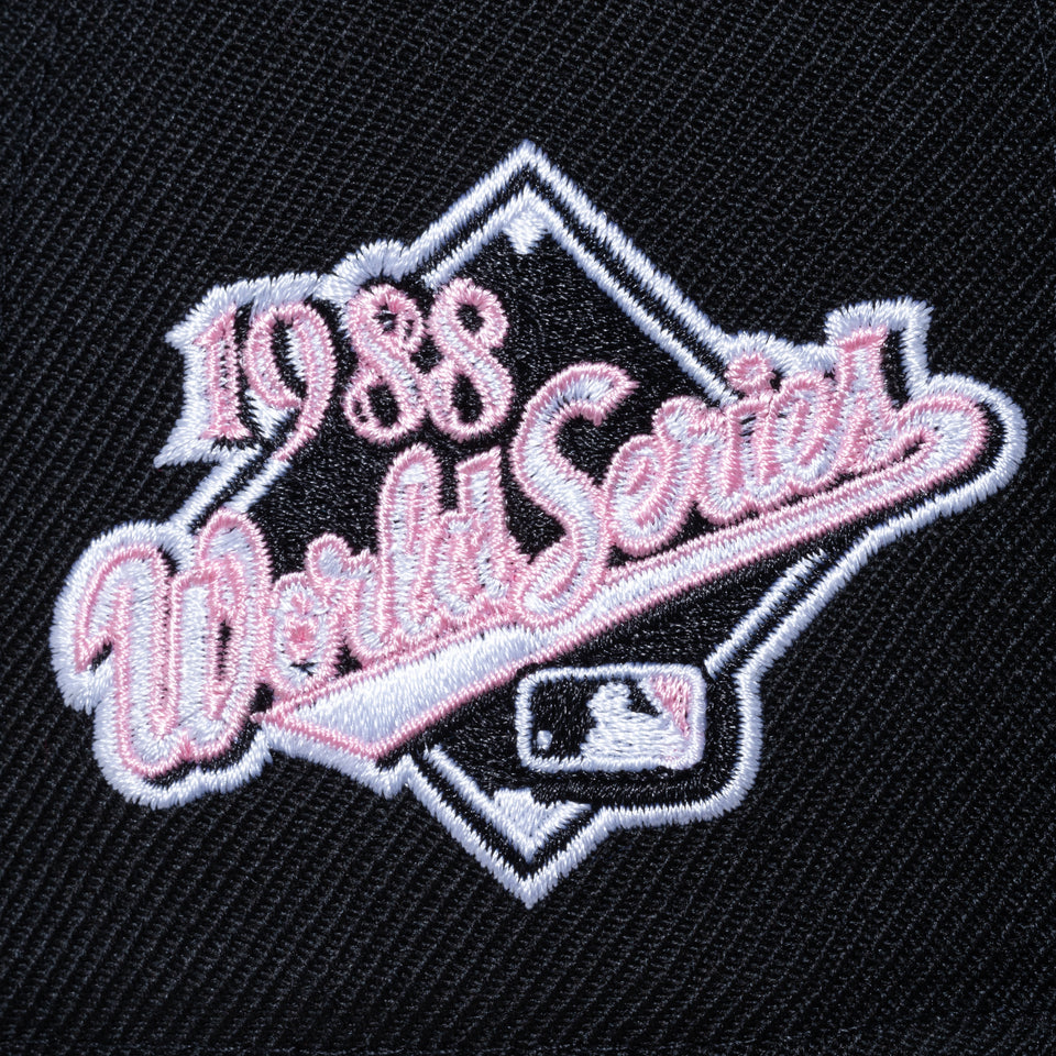 59FIFTY Paisley Under Visor ロサンゼルス・ドジャース ブラック ピンクアンダーバイザー