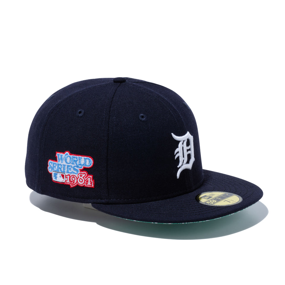 59FIFTY Paisley Under Visor デトロイト・タイガース ネイビー グリーンアンダーバイザー