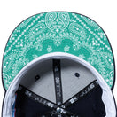 59FIFTY Paisley Under Visor デトロイト・タイガース ネイビー グリーンアンダーバイザー