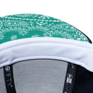 59FIFTY Paisley Under Visor デトロイト・タイガース ネイビー グリーンアンダーバイザー