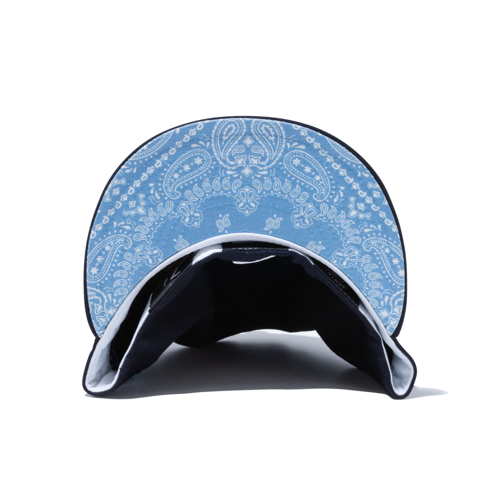 59FIFTY Paisley Under Visor デトロイト・タイガース ネイビー ブルーアンダーバイザー