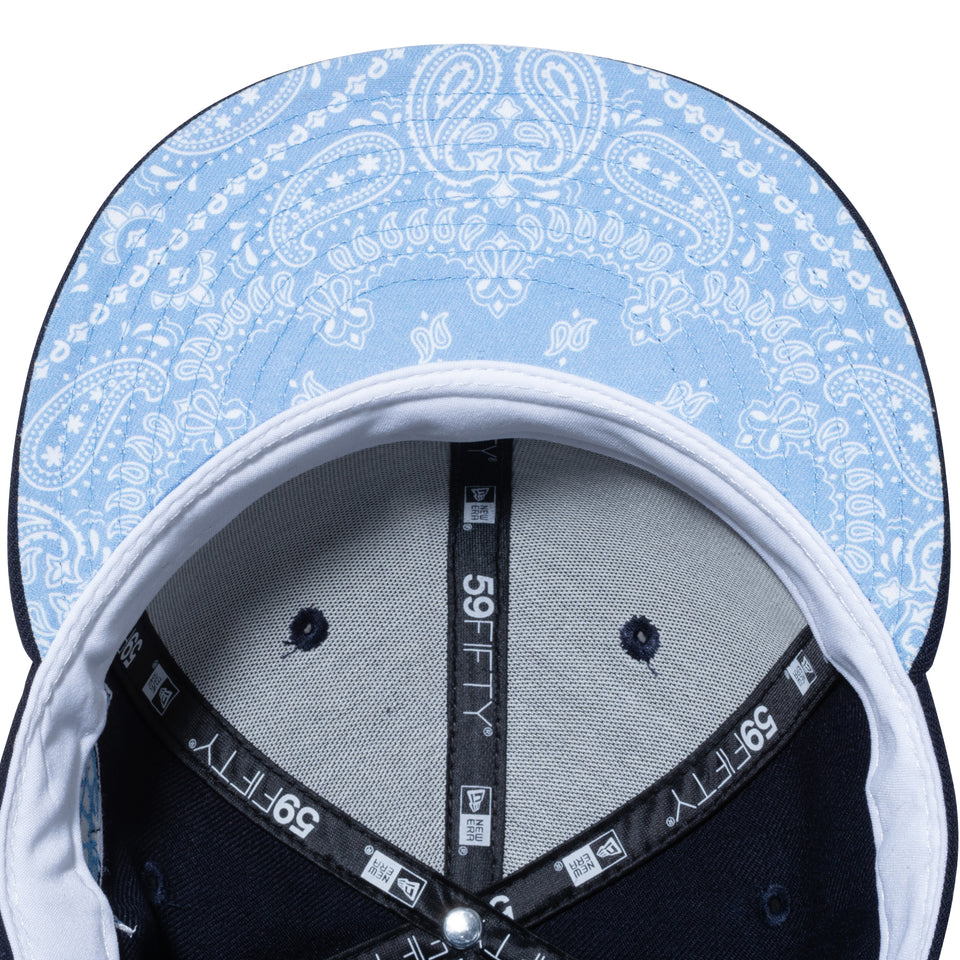 59FIFTY Paisley Under Visor シカゴ・ホワイトソックス ネイビー ブルーアンダーバイザー