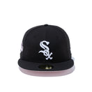 59FIFTY Paisley Under Visor シカゴ・ホワイトソックス ブラック ピンクアンダーバイザー