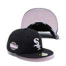 59FIFTY Paisley Under Visor シカゴ・ホワイトソックス ブラック ピンクアンダーバイザー