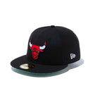 59FIFTY Paisley Under Visor シカゴ・ブルズ ブラック グリーンアンダーバイザー