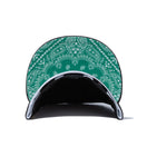 59FIFTY Paisley Under Visor シカゴ・ブルズ ブラック グリーンアンダーバイザー
