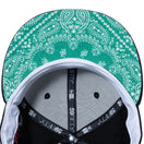 59FIFTY Paisley Under Visor シカゴ・ブルズ ブラック グリーンアンダーバイザー