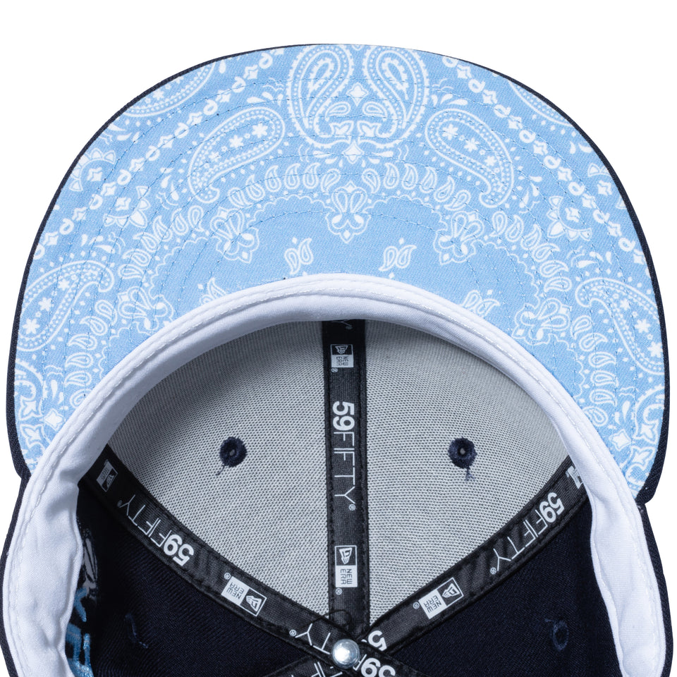 59FIFTY Paisley Under Visor シカゴ・ブルズ ネイビー ブルーアンダーバイザー