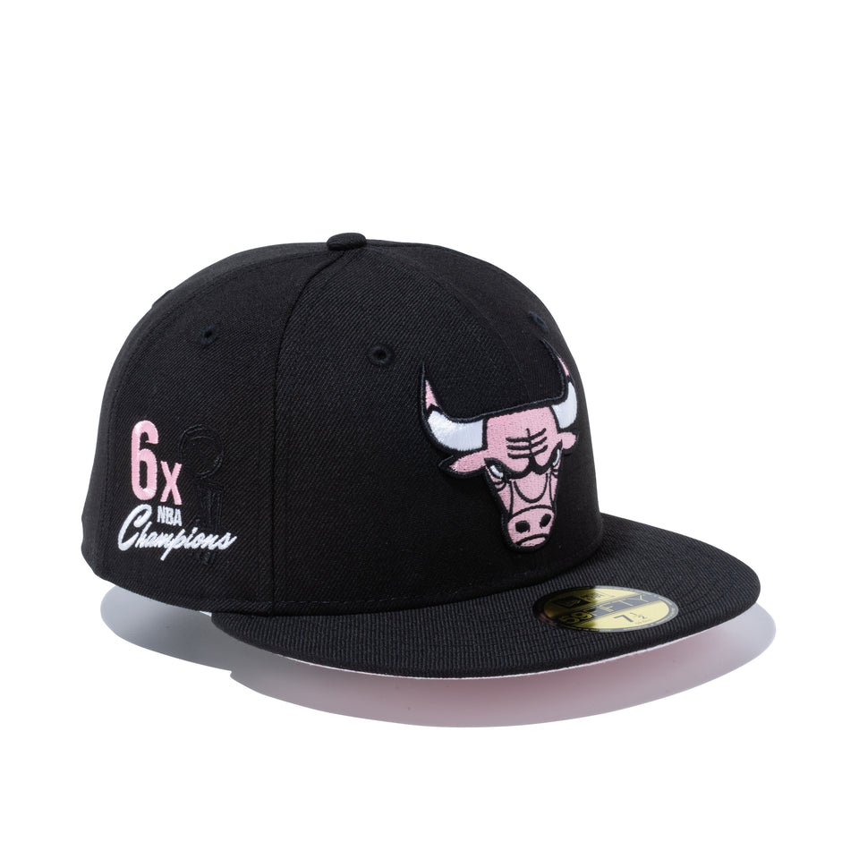 59FIFTY Paisley Under Visor シカゴ・ブルズ ブラック ピンクアンダーバイザー