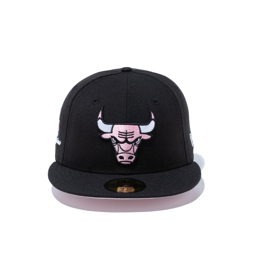 59FIFTY Paisley Under Visor シカゴ・ブルズ ブラック ピンクアンダーバイザー