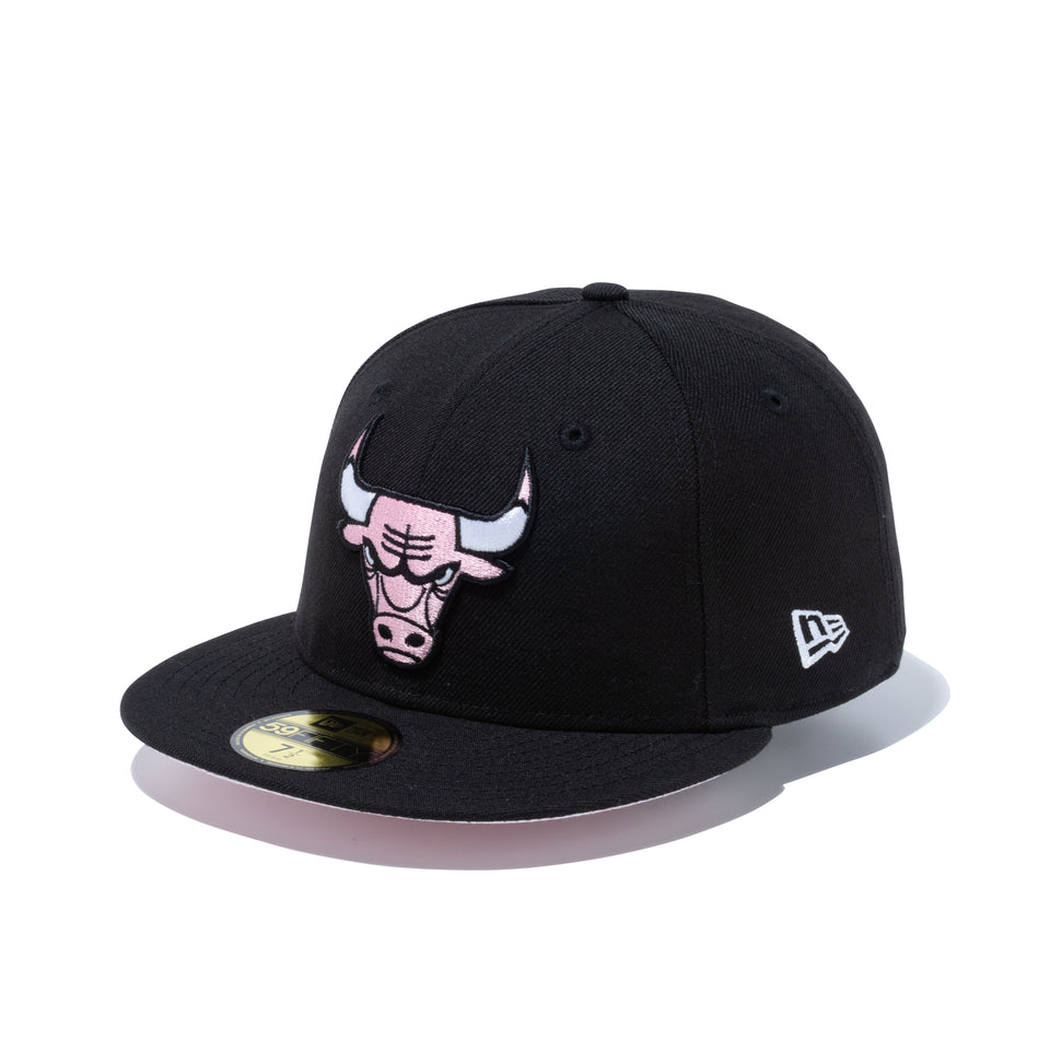 59FIFTY Paisley Under Visor シカゴ・ブルズ ブラック ピンクアンダーバイザー