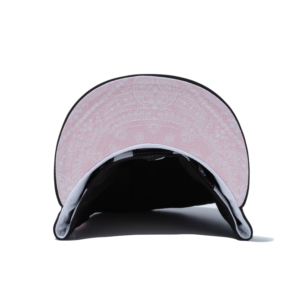 59FIFTY Paisley Under Visor シカゴ・ブルズ ブラック ピンクアンダーバイザー
