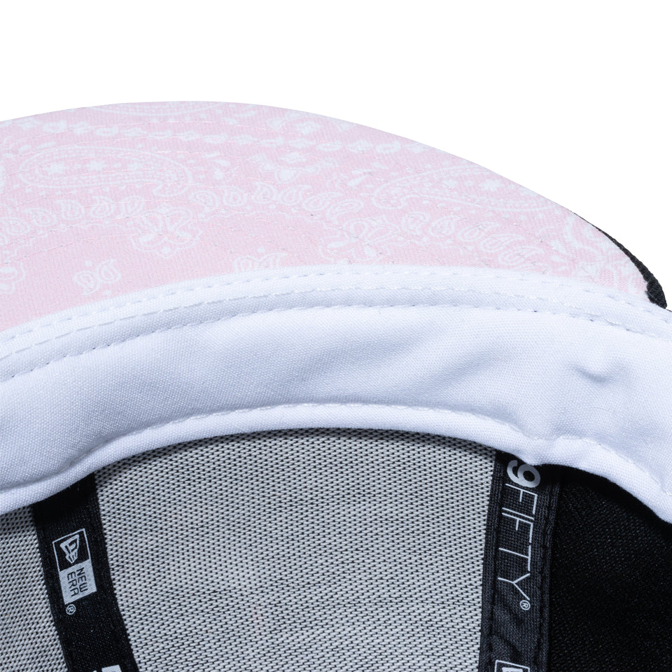 59FIFTY Paisley Under Visor シカゴ・ブルズ ブラック ピンクアンダーバイザー