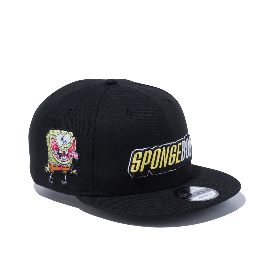 9FIFTY スポンジボブ SPONGEBOB ロゴ ブラック