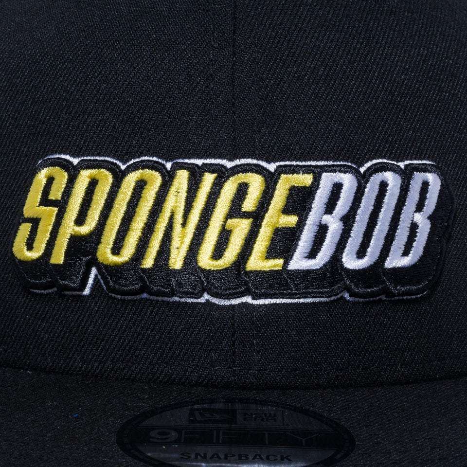 9FIFTY スポンジボブ SPONGEBOB ロゴ ブラック
